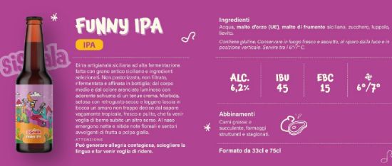 Immagine di Funny IPA - 33 cl
